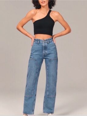 Abercrombie and Fitch The Dad High Rise Jean